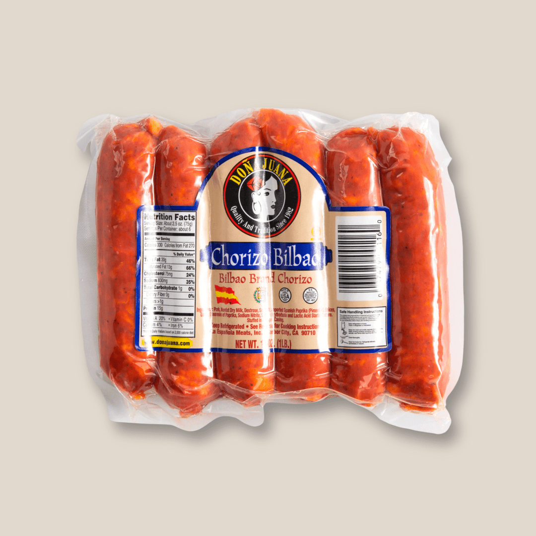 Chorizo Bilbao 6 Pack, 1 lb - The Spanish Table