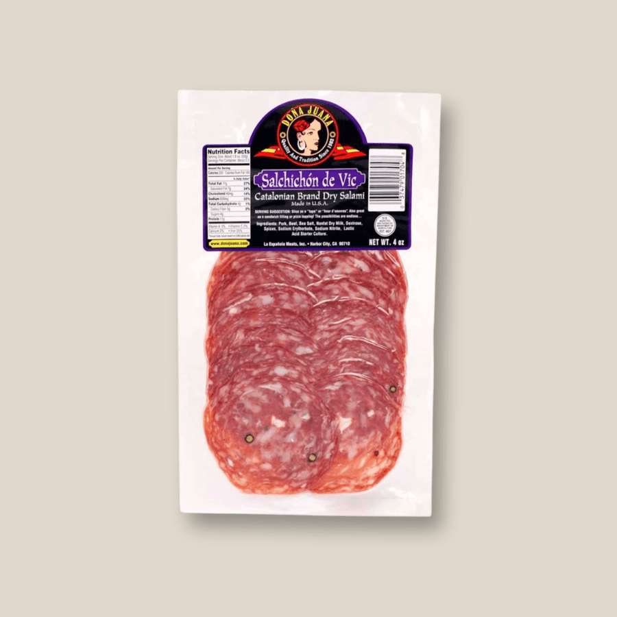 Salchichon De Vic: 4 Oz. Sliced - The Spanish Table