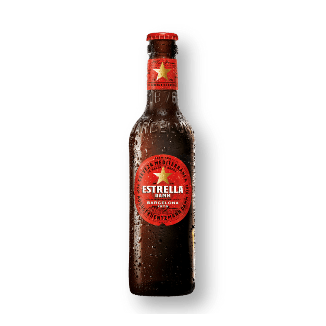 Estrella Damm Lager 6 - pack bottle - The Spanish Table