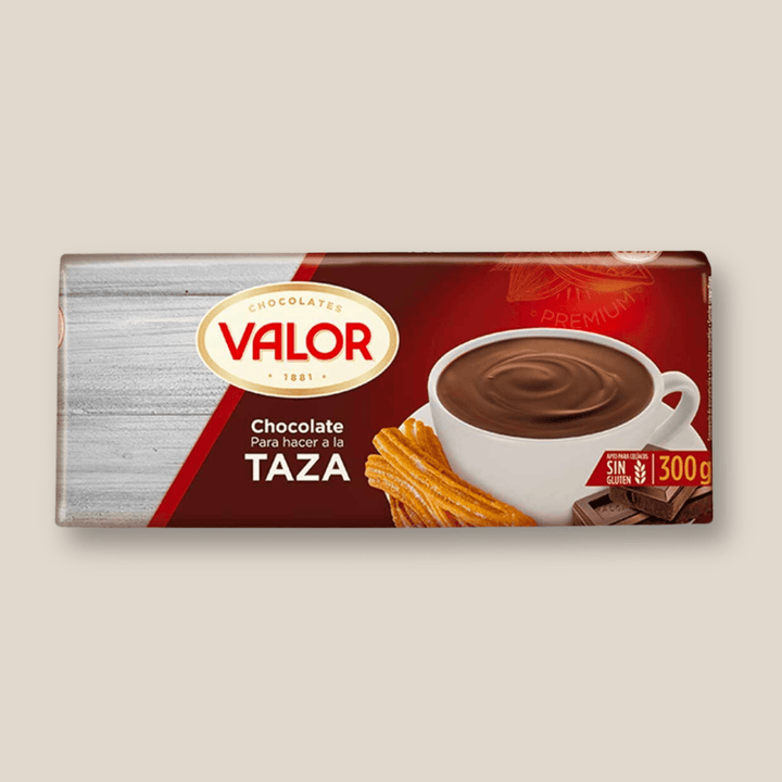 Valor Chocolate A La Taza, 300 Gr / 10.6 Oz Bar (Tableta) - The Spanish Table
