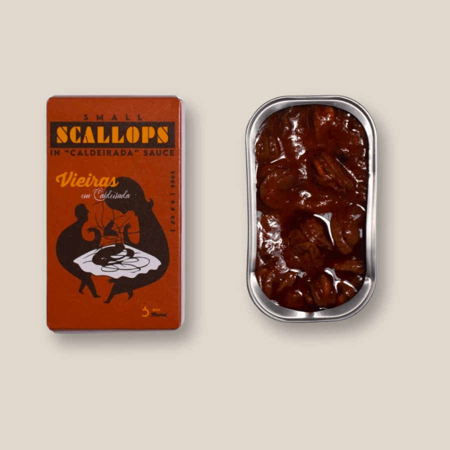 Ati Manel Small Scallops in Caldeirada Sauce - The Spanish Table