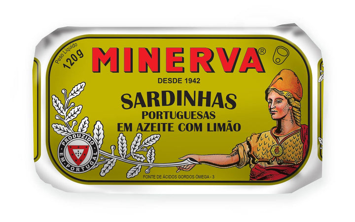 Minerva Gourmet canned Sardines in olive oil and lemon - The Spanish Table