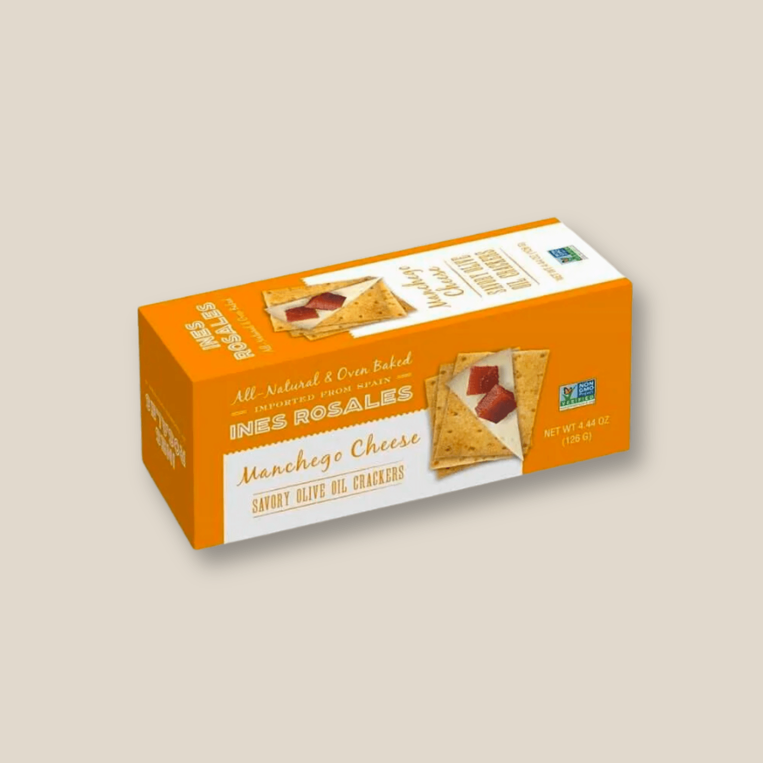 Ines Rosales Savory Manchego Cheese Crackers 126g (4.44oz) The