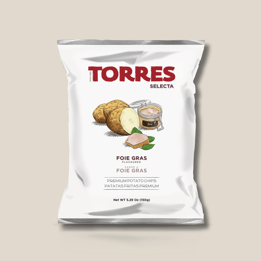Torres Potato Chips, Foie Gras, Large (150g) - The Spanish Table