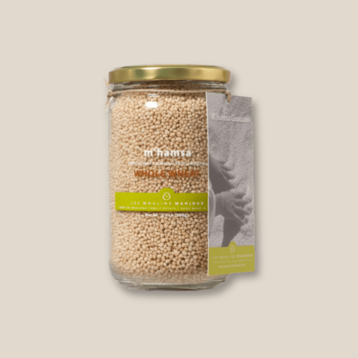 Les Moulins Mahjoub M'Hamsa Hand-Rolled Couscous, Whole Wheat - The Spanish Table