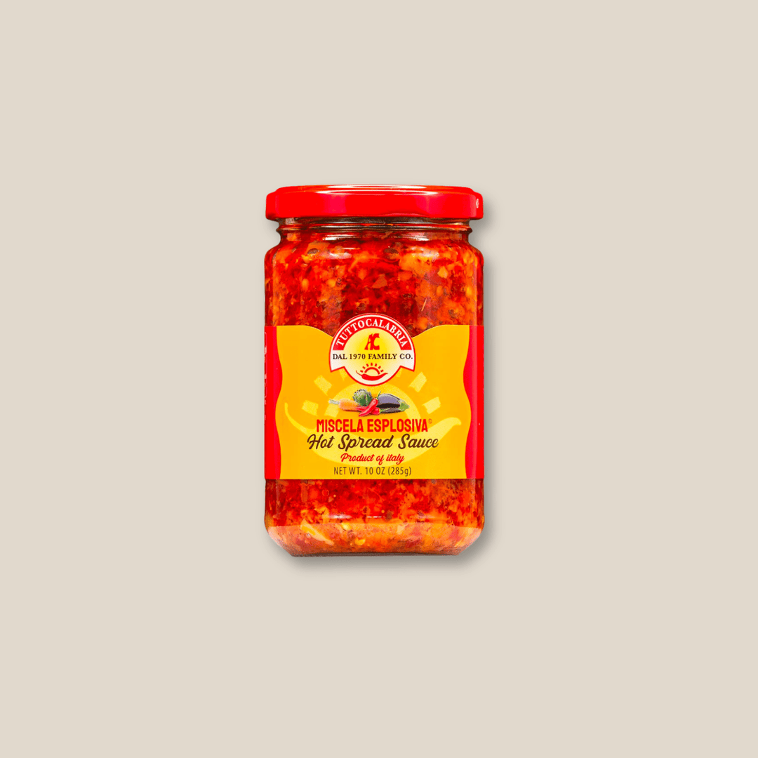 Tuttocalabria Miscela Esplosiva Hot Spread Sauce, 10 oz Jar - The Spanish Table