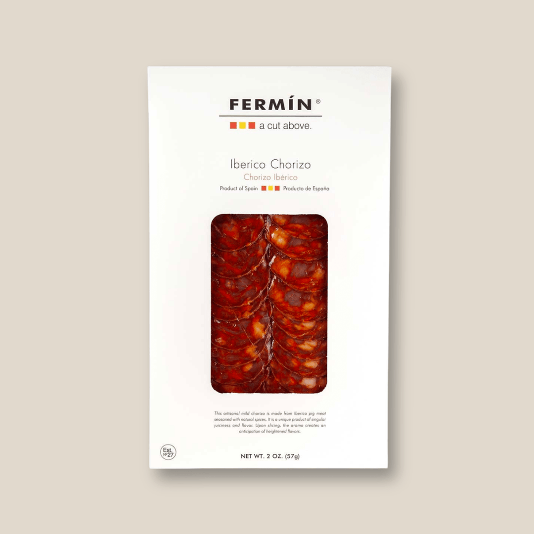 Fermin Sliced Iberico Chorizo, 2 oz Prepack - The Spanish Table