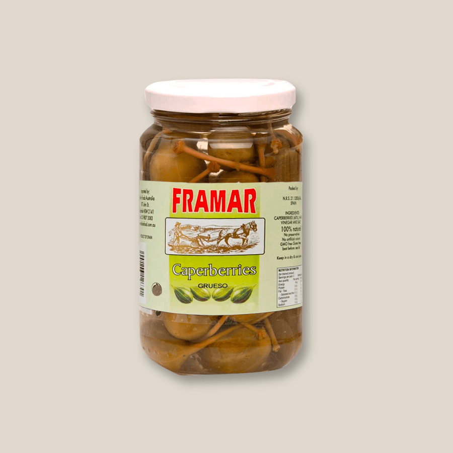 Framar Caperberries (Alcaparrones), 370Gr / 7 Oz Jar - The Spanish Table