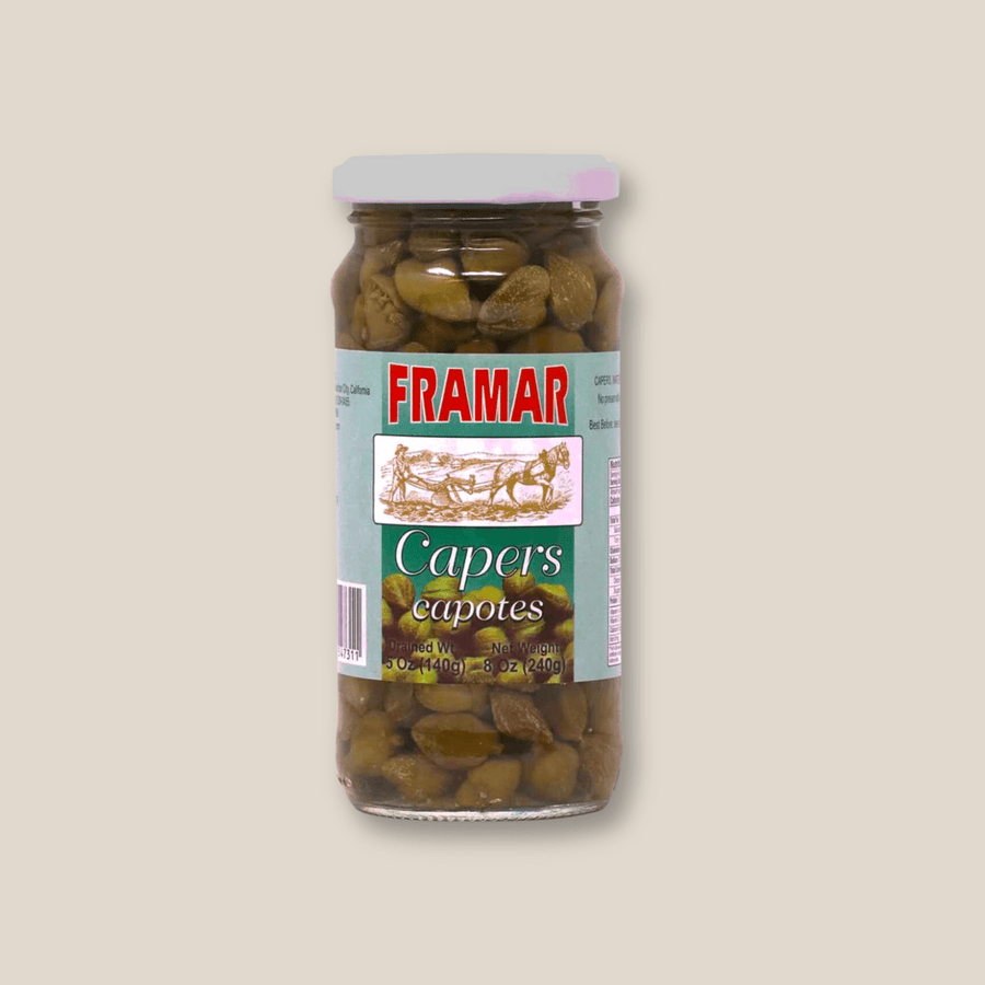 Framar Large Size Capers (Capotes) 250g (8 oz) - The Spanish Table
