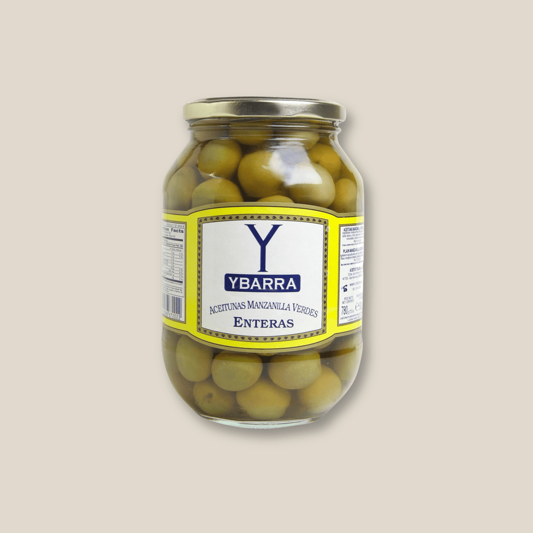 Ybarra Manzanilla Olives With Pits 500 Gr. - The Spanish Table