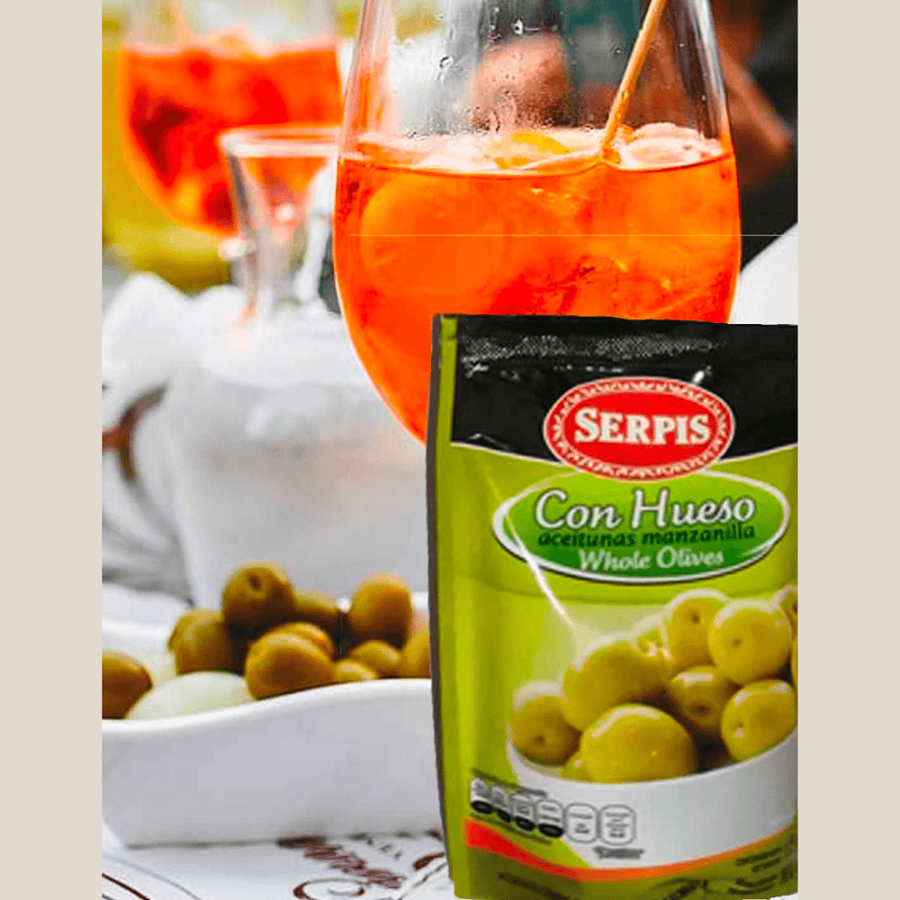 Serpis Manzanilla Green Olives w/ Pits Bag - The Spanish Table