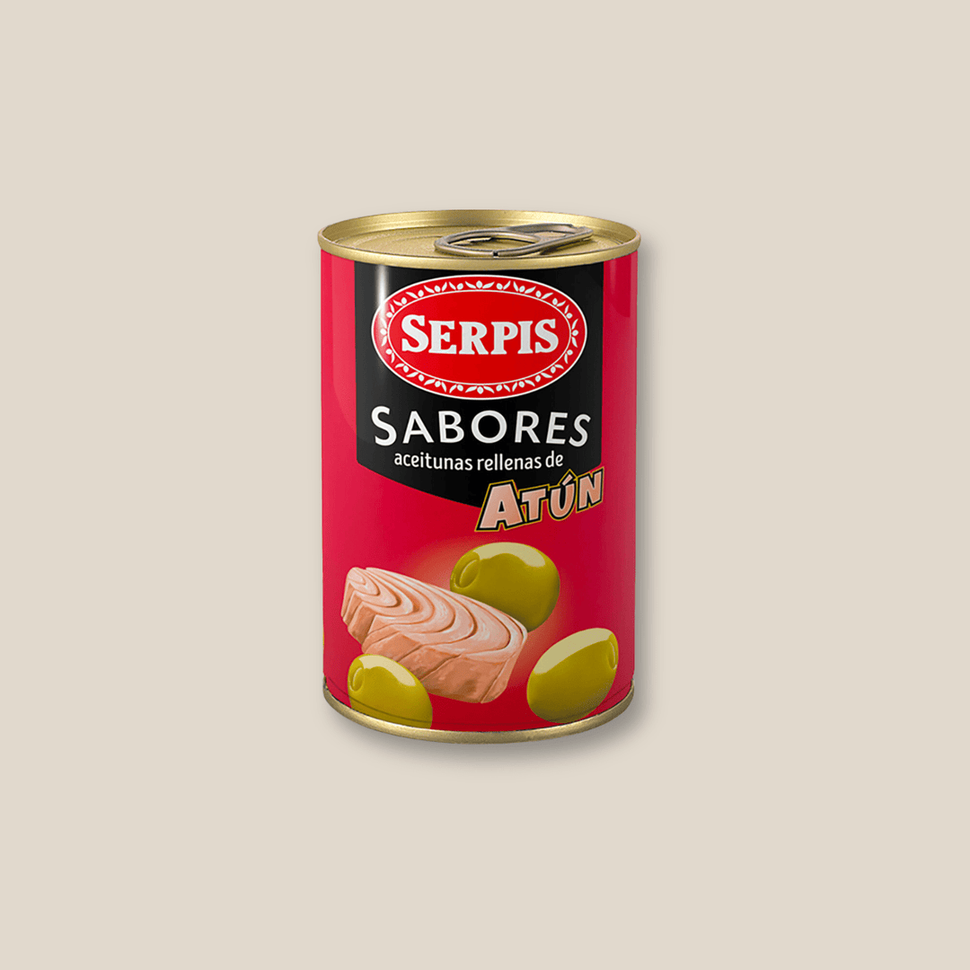 Serpis Tuna Stuffed Olives, 300G - The Spanish Table