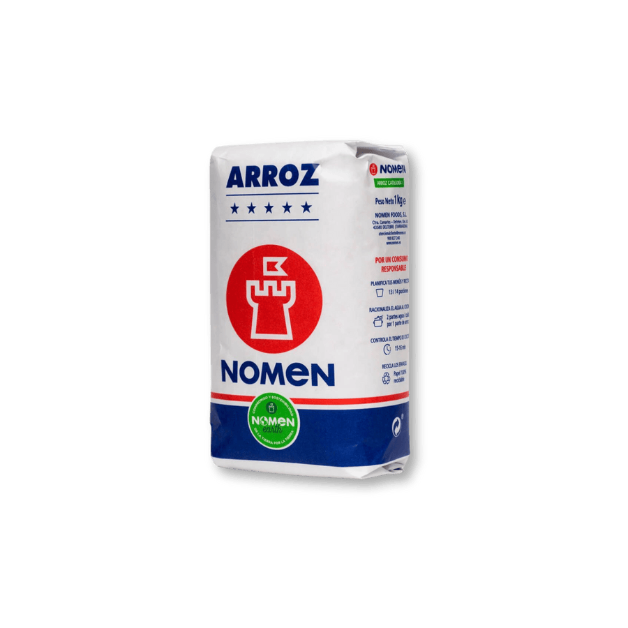 Nomen Round Paella Rice - 1kg - The Spanish Table