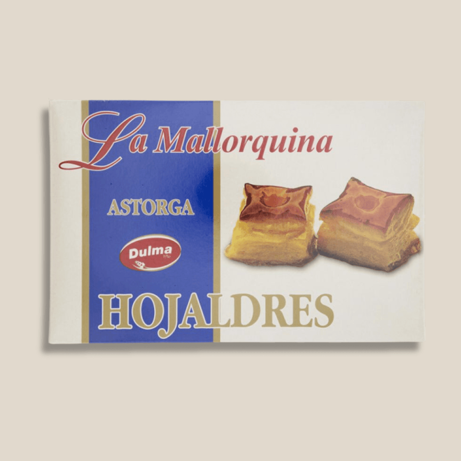 La Mallorquina Hojaldres de Astorga de Miel (Flaky Puff Pastry w/ syrup), 350 gr - The Spanish Table