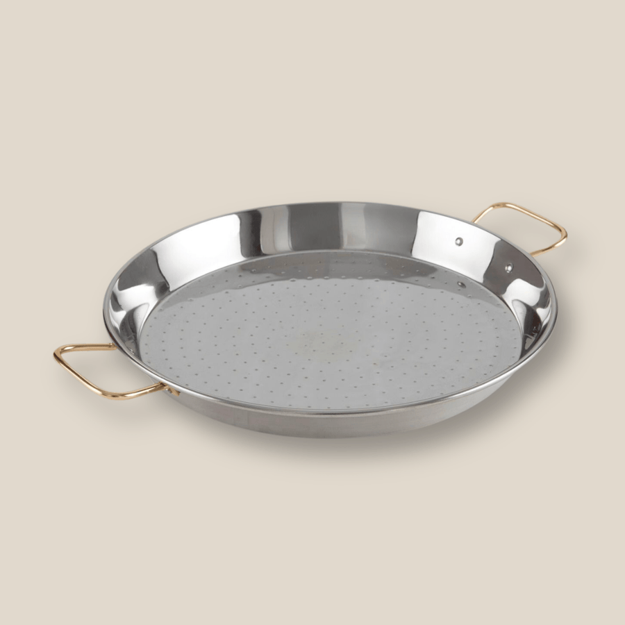 4 Serving Stainless Steel Paella Pan 30Cm/12In - The Spanish Table