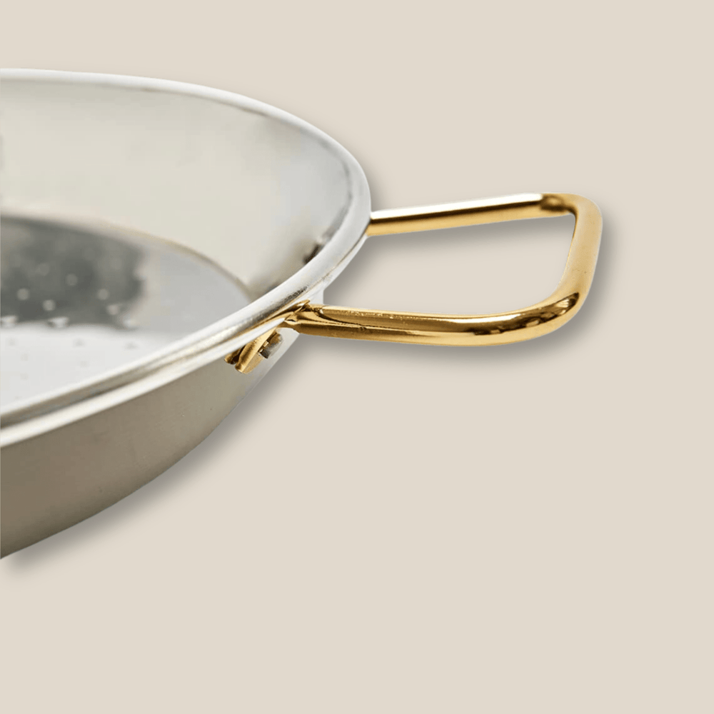 10 Serving Stainless Steel Paella Pan 42Cm/17In - The Spanish Table