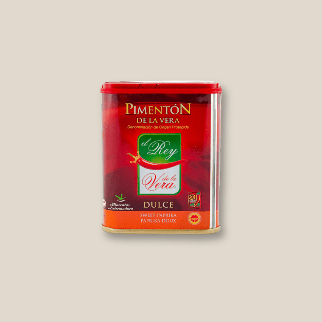 Rey De La Vera Sweet Smoked Paprika (Pimenton Dulce), 75G/ 2.6 Oz Tin - The Spanish Table