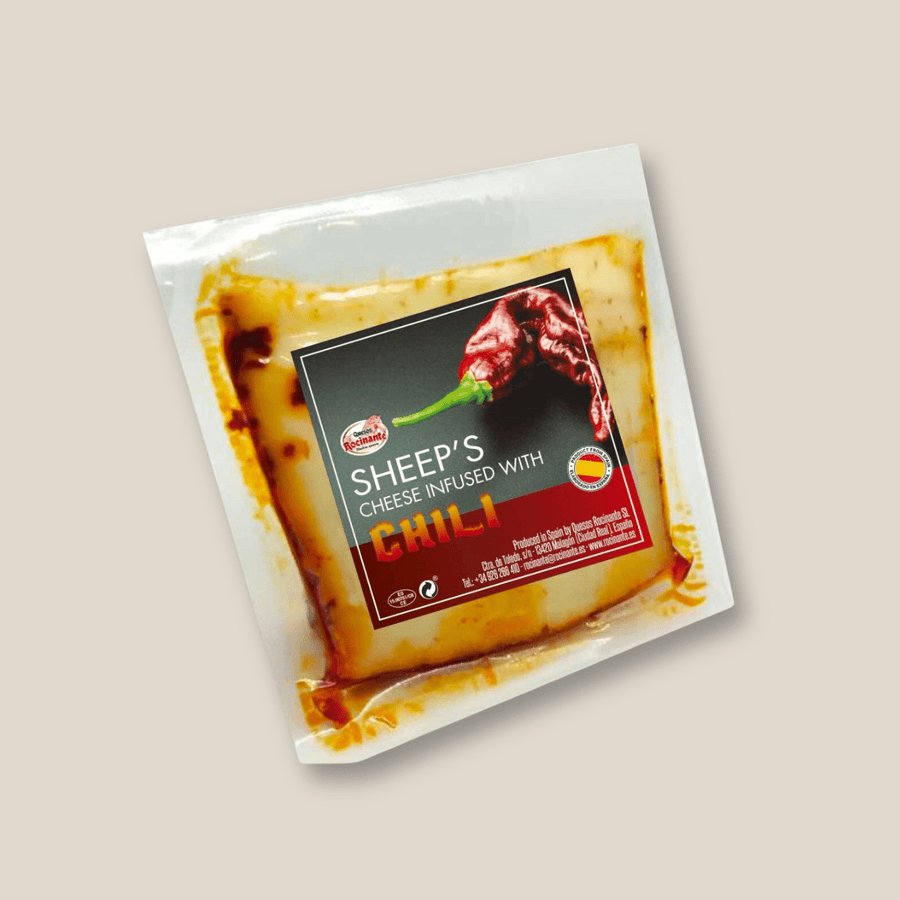 Rocinante Sheep's Milk Cheese Infused w/ Chili pre-pack 6 oz - The Spanish Table
