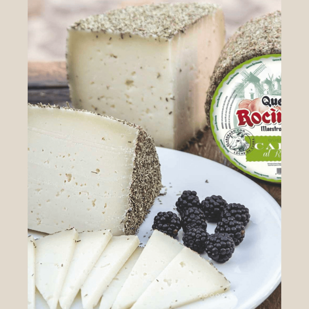 Rocinante Goat's Milk Cheese w/ Rosemary, pre-pack 6 oz - The Spanish Table