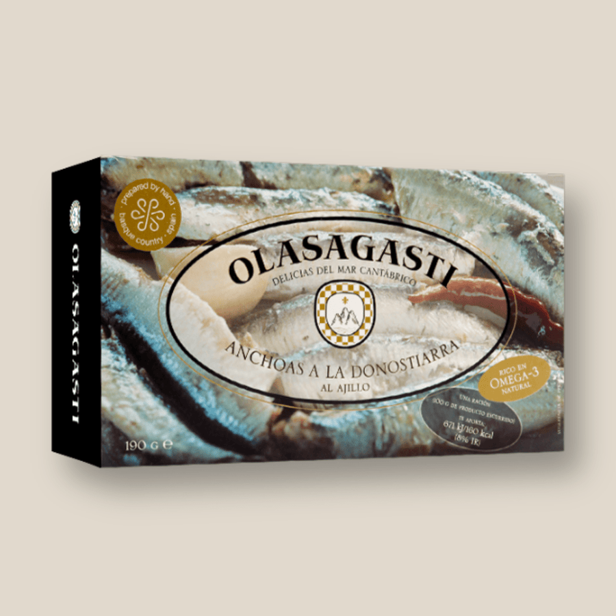 Olasagasti Anchovies A La Basque (Anchoas A La Donostiarra) - The Spanish Table