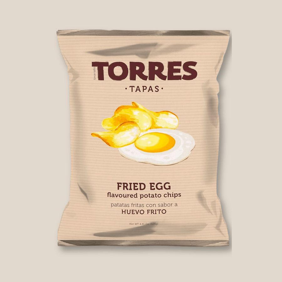 Torres Potato Chips, Fried Egg, Large (125g) - The Spanish Table