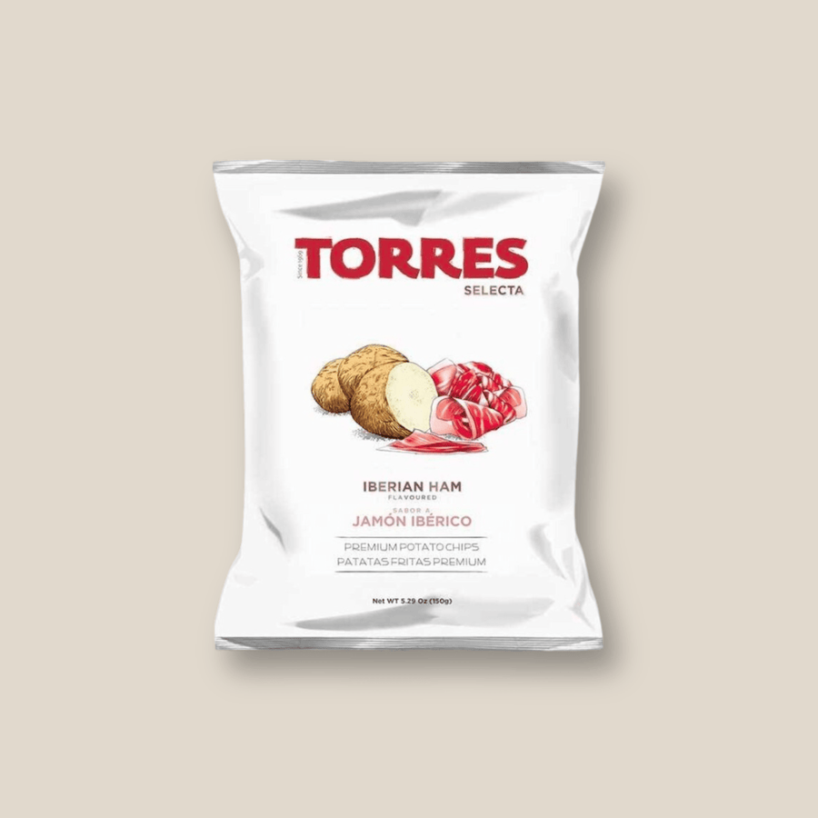 Torres Potato Chips, Jamon Iberico, Large (150g) - The Spanish Table
