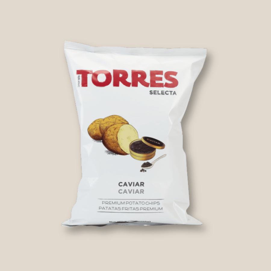 Torres Potato Chips, Caviar, Small (40g) - The Spanish Table