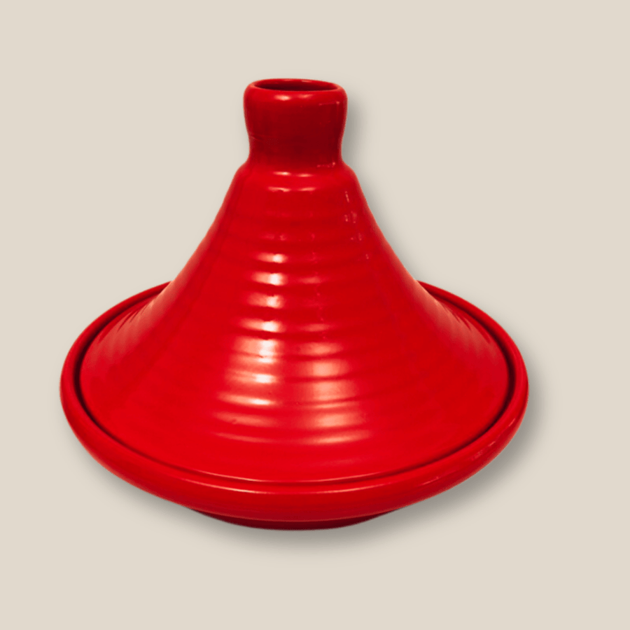 Clay Tagine, Large (28 cm) Red - The Spanish Table