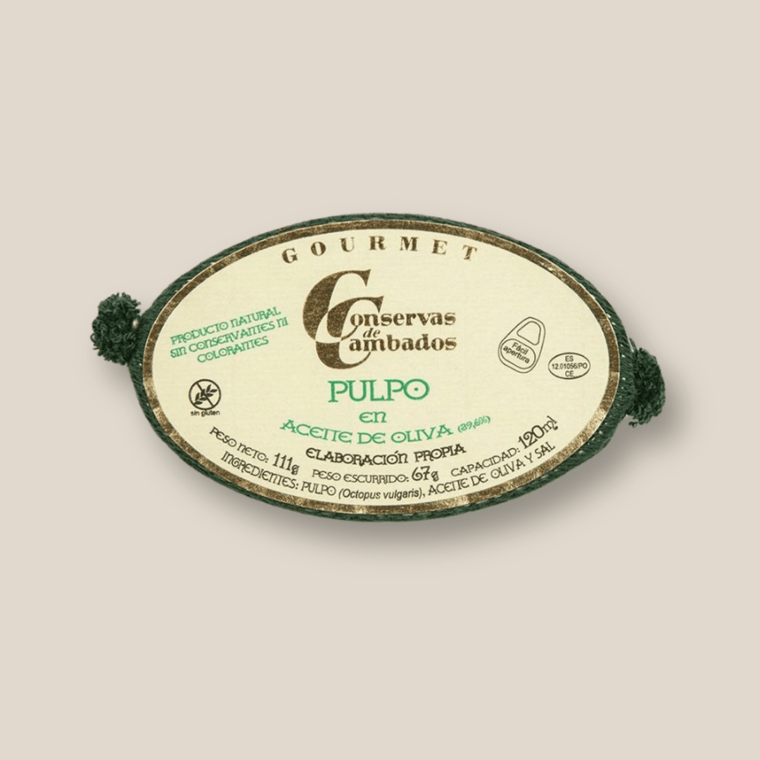 Cambados Octopus In Olive Oil (Pulpo En Aceite), 111G/4 Oz - The Spanish Table