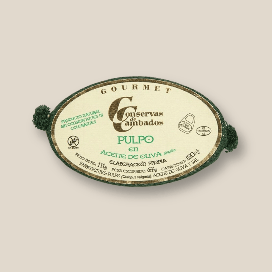Cambados Octopus In Olive Oil (Pulpo En Aceite), 111G/4 Oz - The Spanish Table