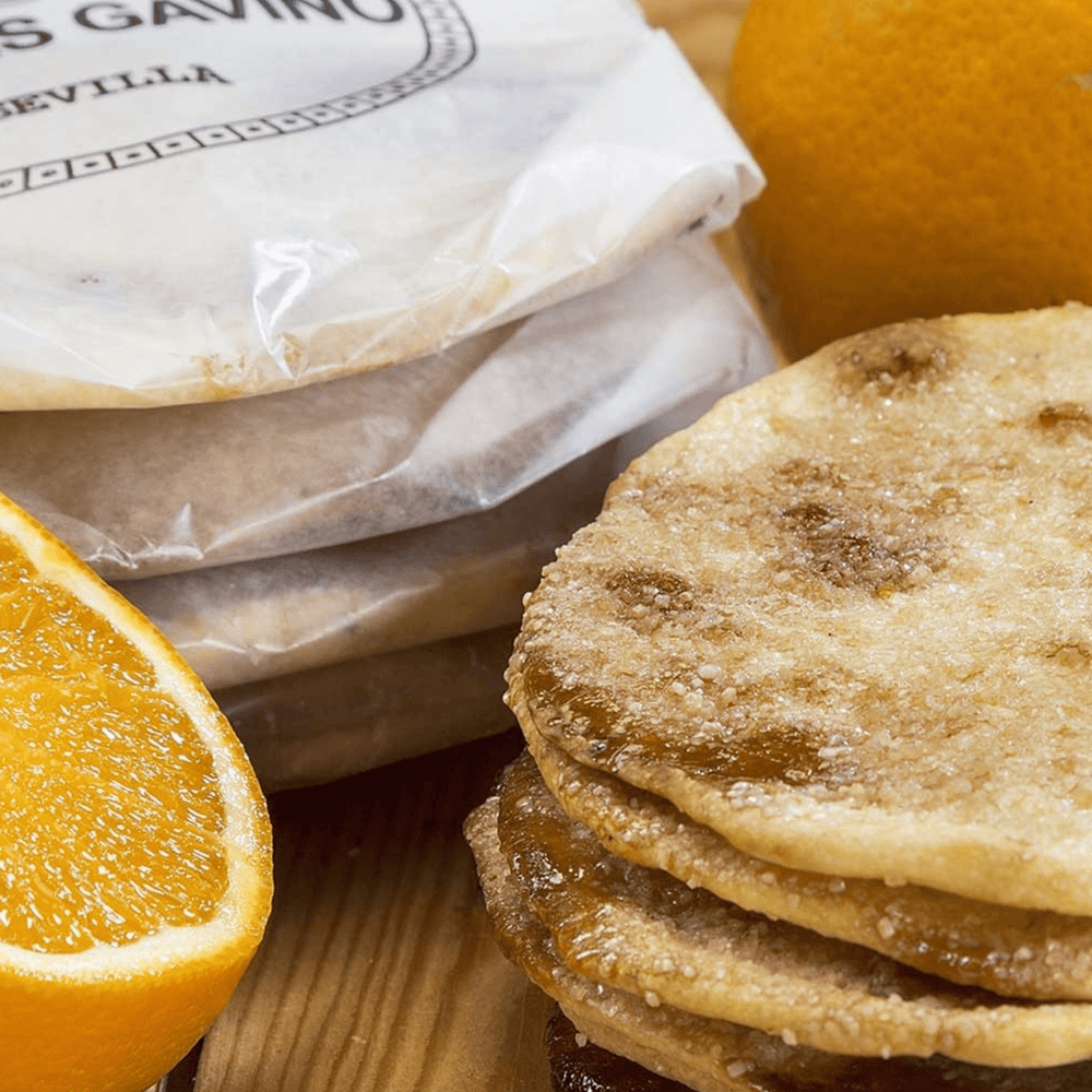 Andres Gavino Sweet Tortas De Aceite - Orange - The Spanish Table