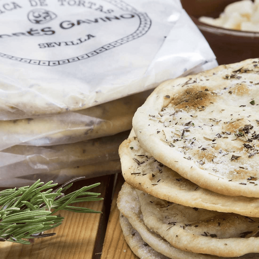 Andres Gavino Savory Tortas De Aceite with Romero (Rosemary) - The Spanish Table