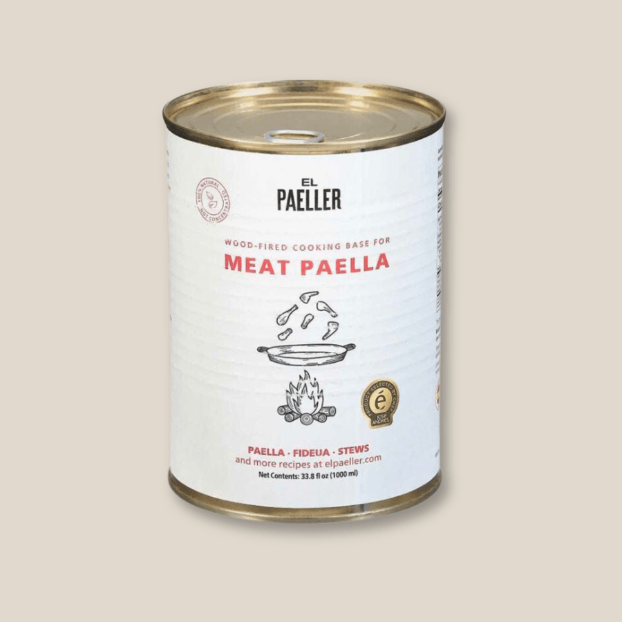 El Paeller Meat (Chicken & Duck) Paella Broth, 1 liter Can - The Spanish Table