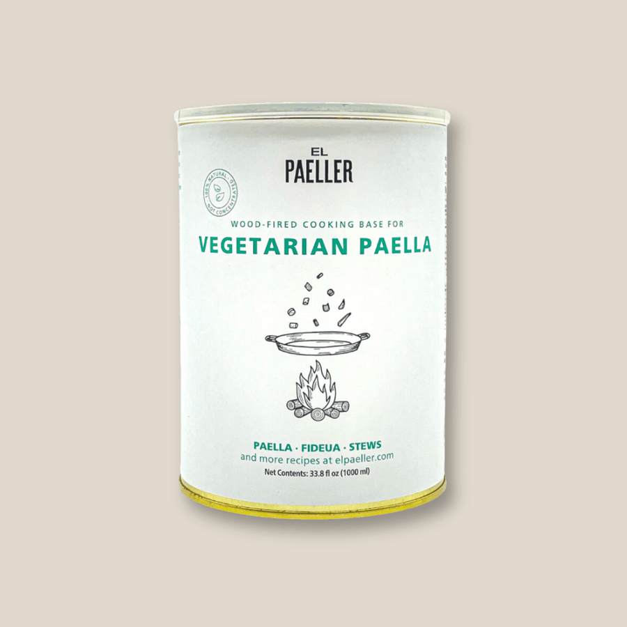 El Paeller Vegetarian Paella Broth, 1 liter Can - The Spanish Table