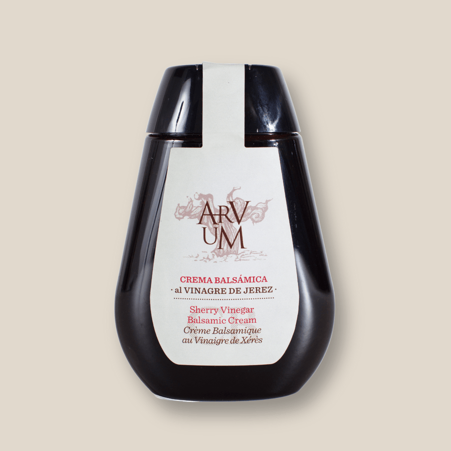 Arvum Crema Balsamica Al Vinagre De Jerez (Sherry Vinegar Balsamic Cream), 180Ml/6.1 Fl Oz - The Spanish Table