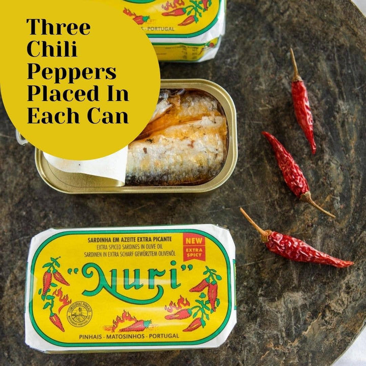 Nuri Sardines in Extra Spicy Olive Oil - The Spanish Table