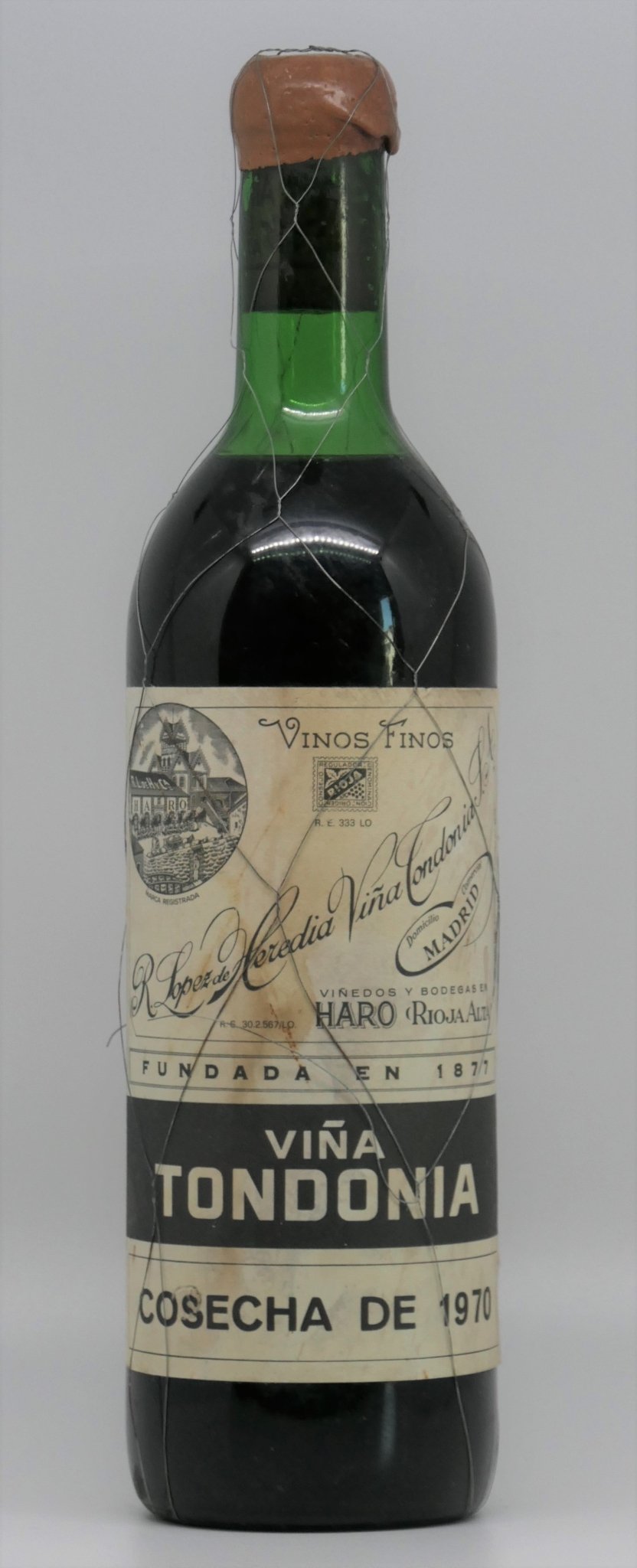 Lopez de Heredia Vina Tondonia Gran Reserva Rioja 1970 - The Spanish Table