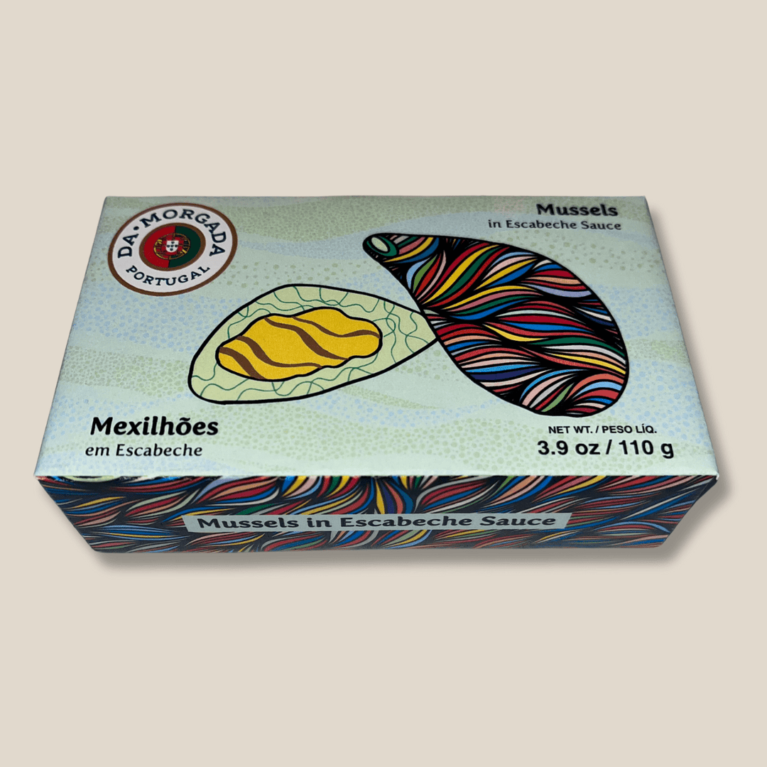 Da Morgada Mussels in Escabeche, 110Gr / 3.9 Oz Tin - The Spanish Table