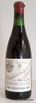Lopez de Heredia Vina Bosconia Gran Reserva Rioja 1947 - The Spanish Table