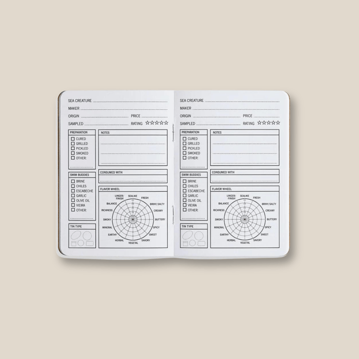33 Tins of Fish Tasting Journal - The Spanish Table