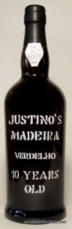 Justinos 10 Years Old Verdelho Vinhos Madeira - The Spanish Table