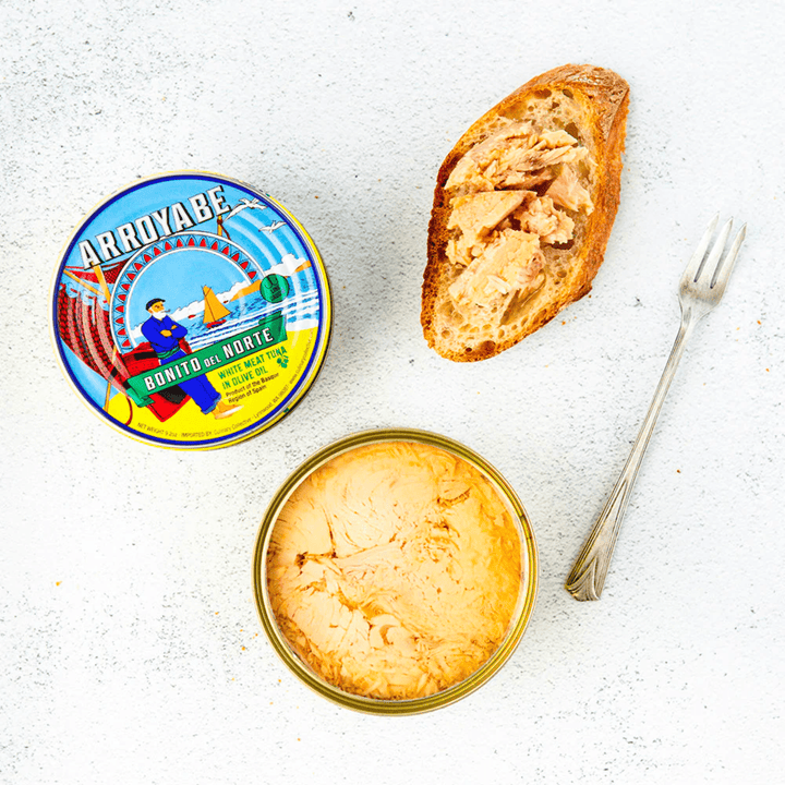 Arroyabe Bonito Tuna In Olive Oil 260g, Round Tin - The Spanish Table