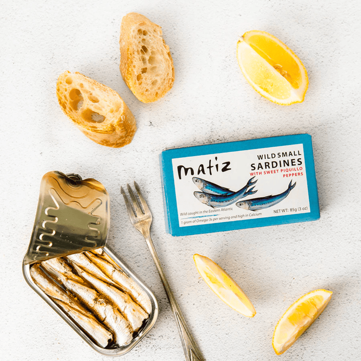 Matiz Small Sardines (Sardinillas) With Sweet Piquillo Peppers - The Spanish Table