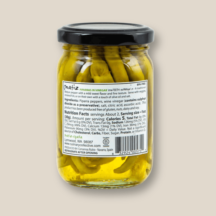 Matiz Piparras / Guindilla Peppers - The Spanish Table
