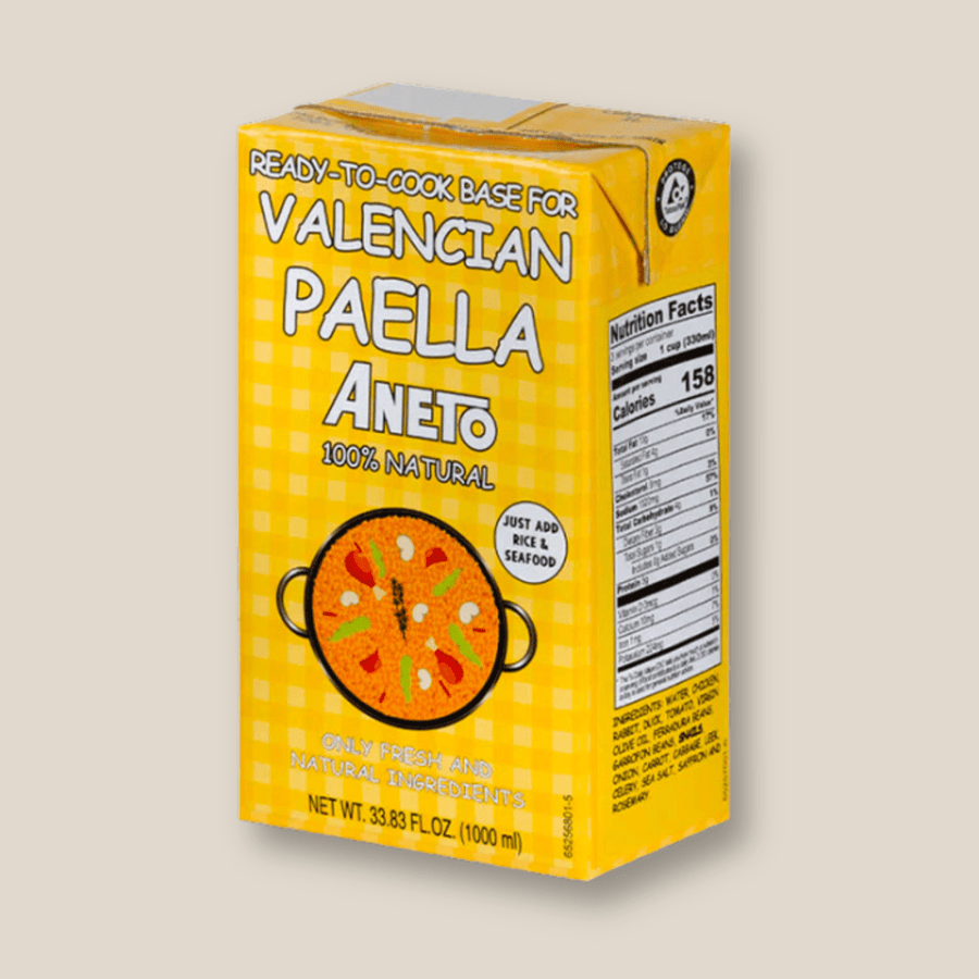 Aneto Cooking Base For Valencian Paella (Caldo Paella Valenciana) - The Spanish Table
