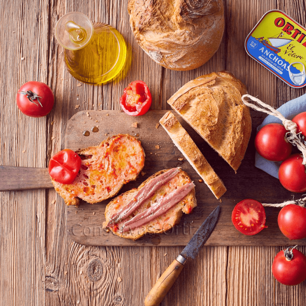 Ortiz Anchovy Fillets In Olive Oil, No Skin - 100 Gr Jar - The Spanish Table