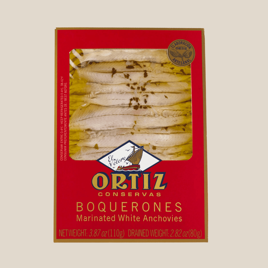 Ortiz Boquerones - White Anchovies 80g - The Spanish Table
