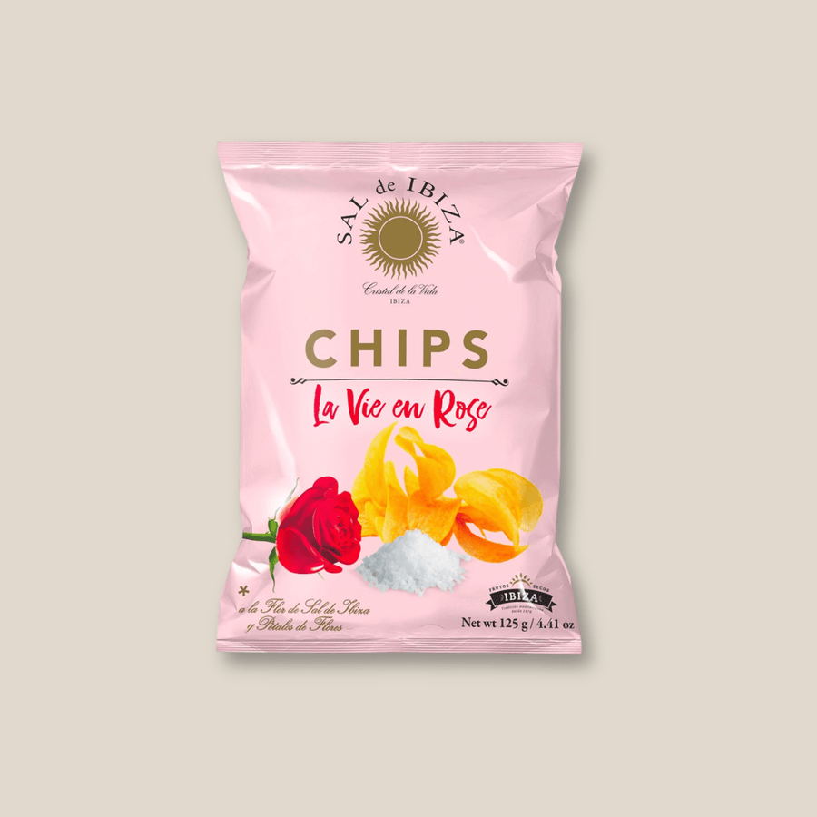Sal De Ibiza Rose Petal Potato Chips 125gr - The Spanish Table