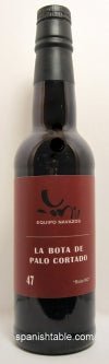 Equipo Navazos La Bota De Palo Cortado 47 sherry 375ml - The Spanish Table