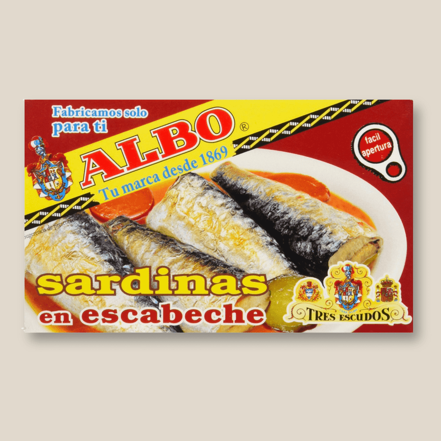 Albo Sardines in Pickeled Sauce (Escabeche) 115g (4.04 oz) - The Spanish Table